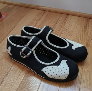T.U.K. Dove Mary Janes (US Size 8)